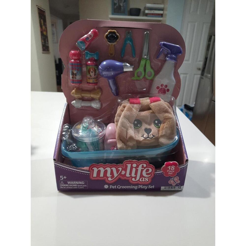 My Life As PET GROOMING Play Set 18 Pieces‎ For 18" Dolls